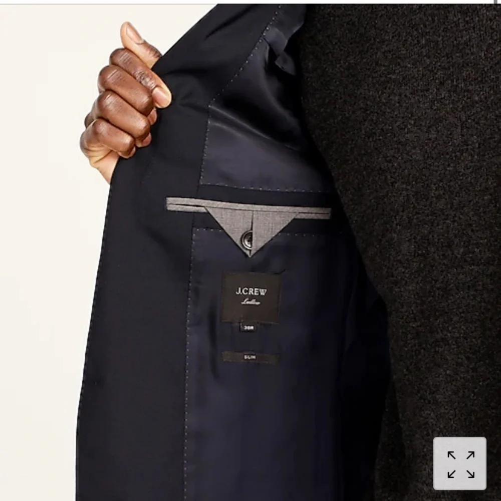J Crew Ludlow Slim-fit suit jacket 28130